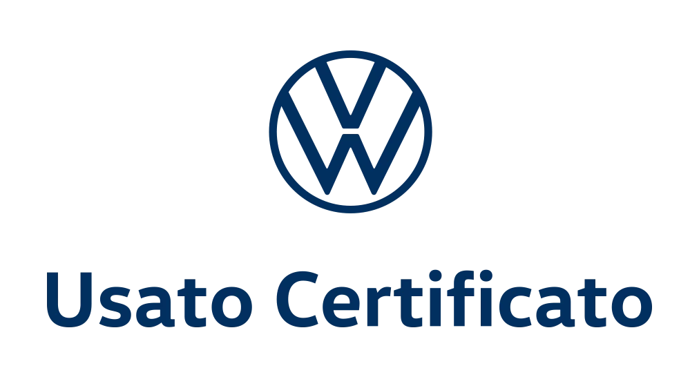VW Usatocertificato Logo Nome 1Riga Vert Darkblue